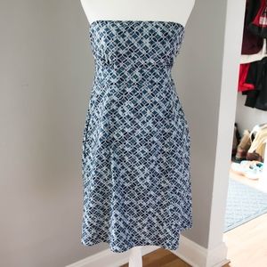 Athlete Strapless Anywhere Dress Geo